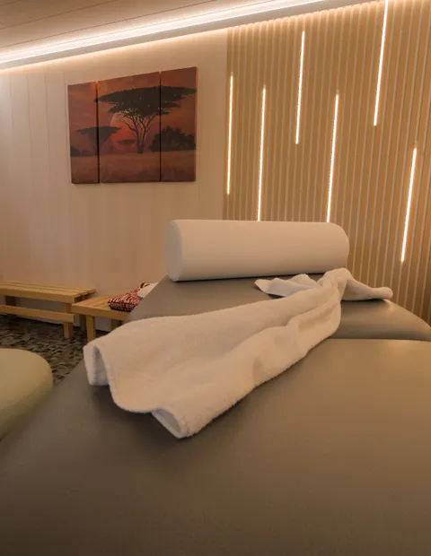 Behandlungsliege in der Physiotherapie-Praxis von Kristina Bross in Igensdorf